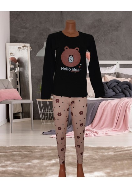 Sude Hello Bear Likralı Gawzera Pijama Takımı fiyatları