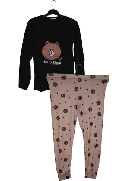 Sude Hello Bear Likralı Gawzera Pijama Takımı fırsatları