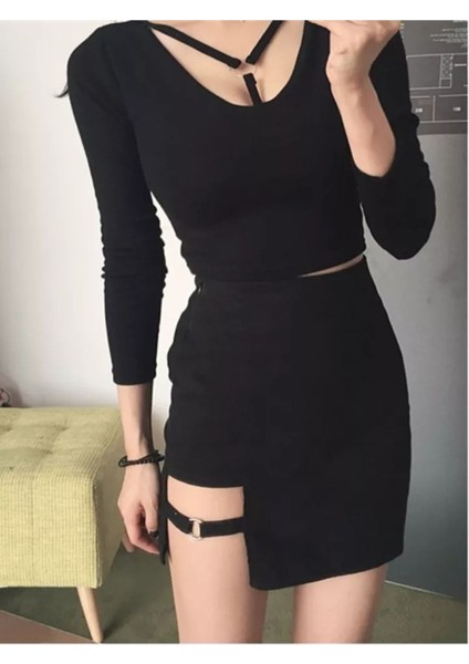 Elastik Bacak Bandı, Bacak Aksesuarı, Gothic Punk Tarzı Bacak Bandı modelleri