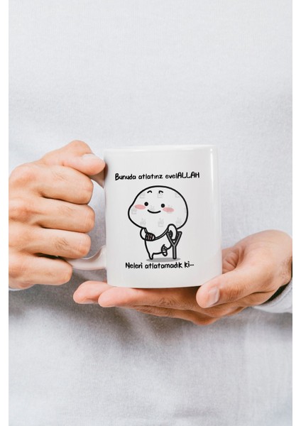 Komik, Espirili Baskılı Kupa Bardak - Sevgililer Günü Hediye