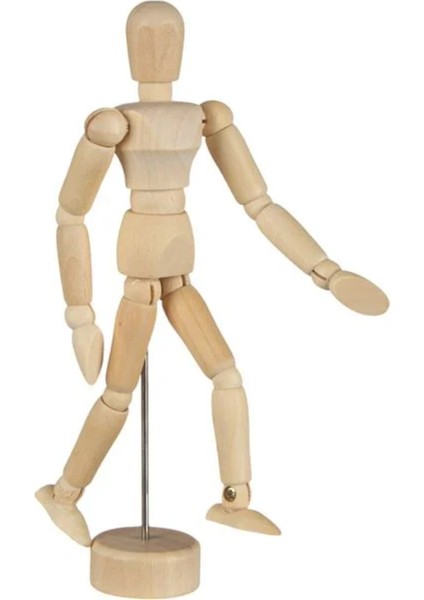Insan Ahşap Obje Hareketli 15 cm