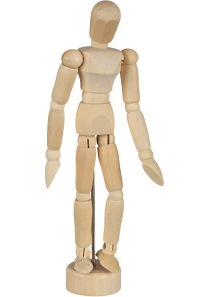 Insan Ahşap Obje Hareketli 15 cm