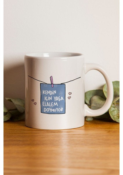 Komik, Espirili Baskılı Kupa Bardak - Sevgililer Günü Hediye