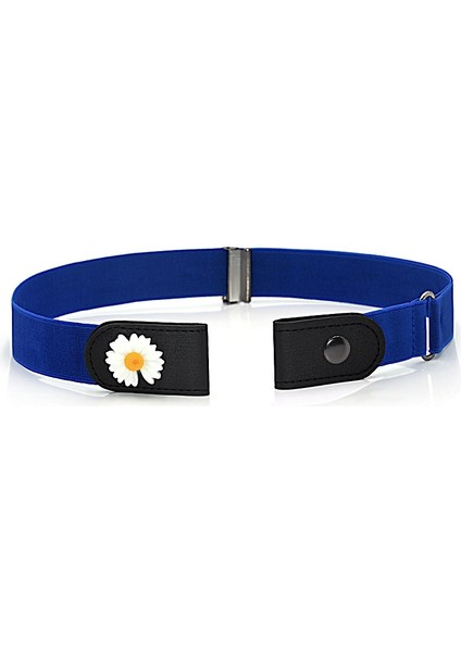 Çiçek Kemer Hiçbir Toka Elastik Kolay Kemerler Kadınlar Için Kot Görünmez Gizli Streç Riem Sevimli Kapsamlı Kızlar Cinturon Mujer (Yurt Dışından) fiyatları