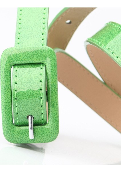 Şeker Renkler Bayan Kemer Yeni Varış Kadın Moda Ince Kemer Şeker Renkler Kafa Pin Toka Kadın Bel Kemeri (Yurt Dışından) fiyatları