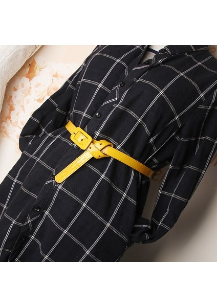 Şeker Renkler Bayan Kemer Yeni Varış Kadın Moda Ince Kemer Şeker Renkler Kafa Pin Toka Kadın Bel Kemeri (Yurt Dışından) modelleri