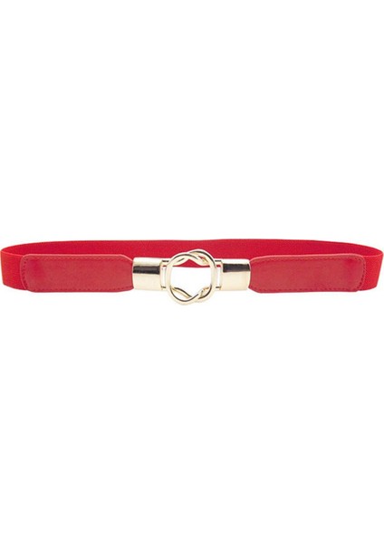 Adet 1 Adet Moda Kadın Pu Bel Bandı Ince Elastik Bel Kemeri Elbise Giyim Aksesuarları (Yurt Dışından)