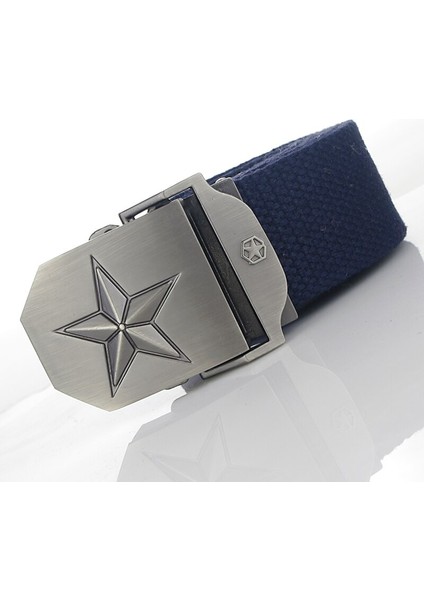 Bokadıao Erkek Kadın Askeri Kanvas Kemer Lüks 3D Yıldız Metal Toka Kot Kemer Ordu Taktik Kemerler Erkekler Için Kemer Kayışı Erkek (Yurt Dışından) modelleri