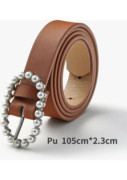 Yeni Benzersiz Inci Oval Pu Kemer Kadın Moda Ince Pim Toka Siyah Kemerler Kadın Kot Elbise Kemer Marka Tasarımı 2022 (Yurt Dışından) modelleri