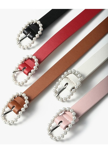 Yeni Benzersiz Inci Oval Pu Kemer Kadın Moda Ince Pim Toka Siyah Kemerler Kadın Kot Elbise Kemer Marka Tasarımı 2022 (Yurt Dışından) fırsatları