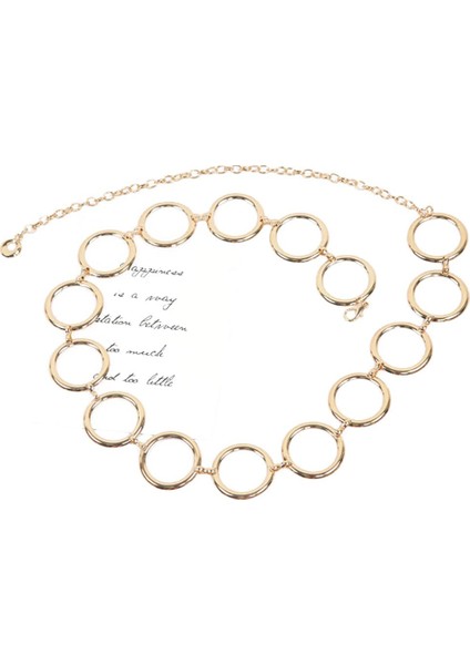 Moda Trendy Zincir Kemer Tatlı Zarif Kalp/yaprak/daire Kolye Bel Zinciri Yaz Plaj Kot Vücut Takı Kadın Kızlar Için (Yurt Dışından) fiyatları