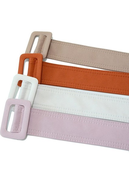 Kadınlar Için Düz Renk Kemerler Uzun Kemer Yumuşak Kemer Uzun Kaban Dekoratif Bel Kemeri Rahat Tuval Geniş Kemer Kadın Korse Kemer (Yurt Dışından) fırsatları