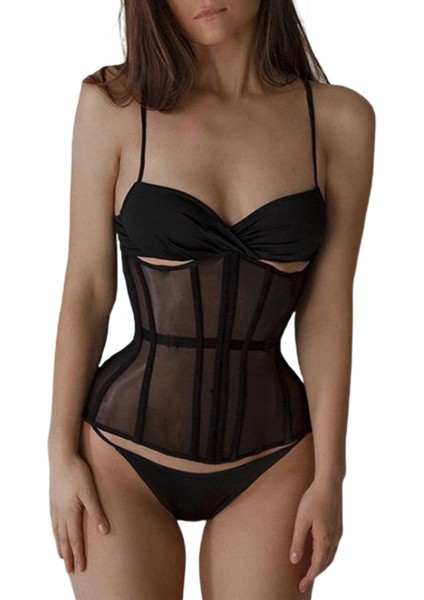 Moda Geniş Bel Kemeri Bayanlar Kadın Örgü Korse Kısa Bel Kemerleri Elastik Korse Bodycon Waspie Kemerler Giyim Aksesuarları (Yurt Dışından) fiyatları