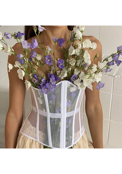 Moda Geniş Bel Kemeri Bayanlar Kadın Örgü Korse Kısa Bel Kemerleri Elastik Korse Bodycon Waspie Kemerler Giyim Aksesuarları (Yurt Dışından) fırsatları