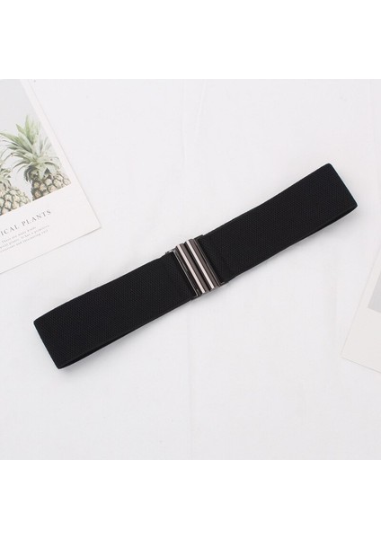 Lüks Moda Marka Yeni Sıcak Kemerler Elastik Geniş Kadın Kemer Kemer Kadın Siyah Beyaz Elbise Dekorasyon Askısı (Yurt Dışından) indirimleri