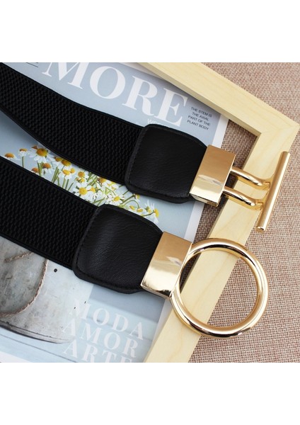 Kadınlar Için Basit Yuvarlak Toka Kemer Moda Elastik Elbise Kot Kemerler Ceket Kazak Dekorasyon Cinturon Mujer Kuşak Hediyeler (Yurt Dışından) fiyatları