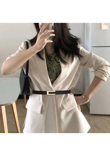 Yeni Moda Kişilik Metal Toka Kadın Pu Ince Kemer Tasarımcısı Tüm Maç Bayanlar Pantolon Elbise Dekorasyon Kemer (Yurt Dışından) fiyatları