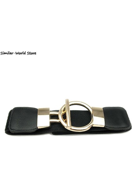 Kadın Elbise Için Kadın Toka Kemer Geniş Elastik Streç Bel Kemeri (Yurt Dışından) fırsatları