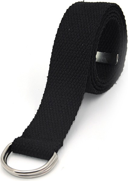 2021 Uni Tuval Düz Renk Kemerler D Halka Çift Toka Bel Kayışı Kadın Erkek Genç Uzun Geniş Kemer (Yurt Dışından) fırsatları