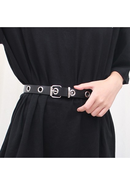 Kadın Kemer Pu Deri Yeni Punk Tarzı Moda Pin Toka Kot Dekoratif Kemer Zinciri Lüks Marka Kemerler Kadınlar Için Punk Zincir Kemer (Yurt Dışından) fırsatları