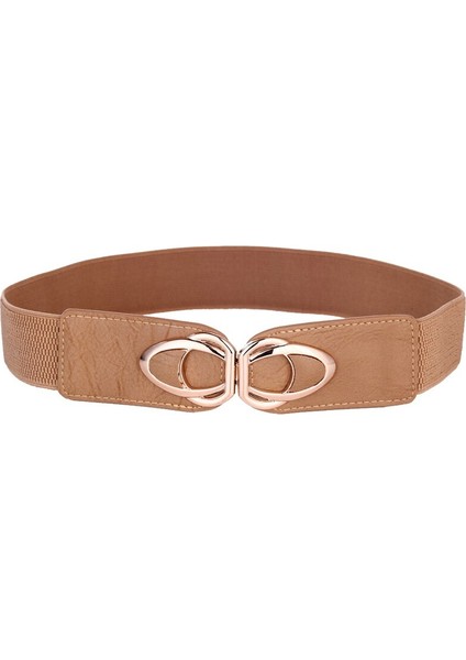 Kadın Kemeri Elastik Streç Moda Bel Cinch Bandı 4.0 cm Genişliğinde Toka Alaşım Tokalı (Yurt Dışından) fiyatları