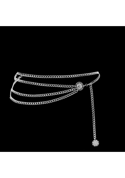 Moda Kemerler Kadın Lüks Altın Dar Metal Zincir Tıknaz Saçaklar Kemer (Yurt Dışından) fırsatları