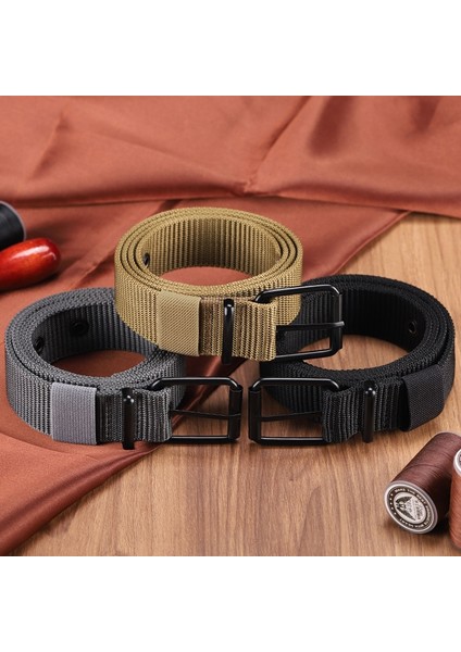 Erkek Alaşım Pin Tokalı Kemer Kadın Yüksek Kaliteli Öğrenci Gençlik Naylon Kanvas Bel Kemeri Kemer Kot Lüks Tasarımcı Kuşağı (Yurt Dışından) fiyatları