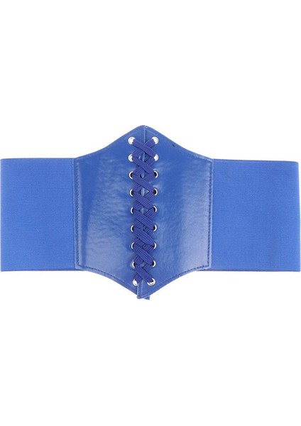 Kadın Elastik Ekstra Geniş Sıkı Korse Ultra Süper Geniş Kemer Pu Kadın Modelleme Kayışı Geniş Bel Kemeri Bayanlar Kadın (Yurt Dışından)