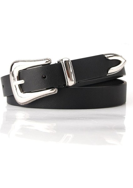 Kadın Elbise Pantolon Kemer Yeni Kadın Moda Lüks Marka Alaşım Pin Tokalı Kemer Erkek Kız Kemer (Yurt Dışından)