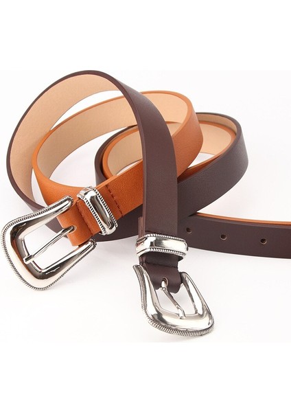 Kadın Elbise Pantolon Kemer Yeni Kadın Moda Lüks Marka Alaşım Pin Tokalı Kemer Erkek Kız Kemer (Yurt Dışından) fırsatları