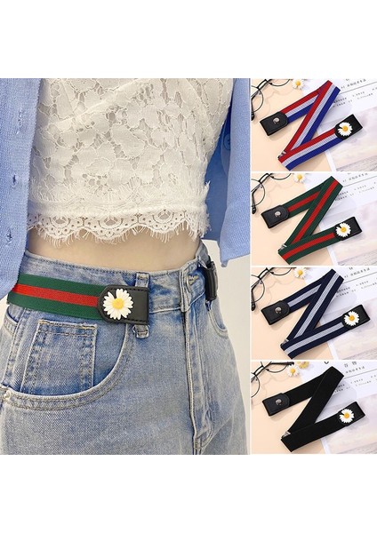 Jean Pantolon Için Tokasız Kemerler / Günlük Tüm Maçlara Uygun Bel Kemeri / Kadın Erkek Dikişsiz Kemer (Yurt Dışından)