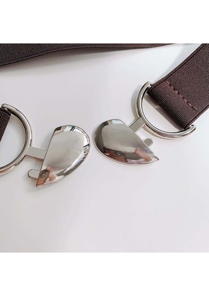 Zarif Kadın Metal Yüksek Kaliteli Aşk Kalp Toka Bel Aksesuarları Elastik Kemerler Ince Kemerler Kemer (Yurt Dışından) fırsatları