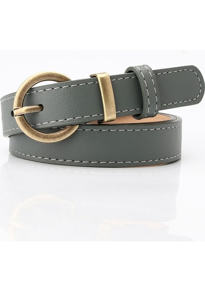 Üçgen Yuvarlak Tokalı Kemerler Kadın Eğlence Kot Vahşi Kemer Metal Toka Siyah Kayış Kemer Kadınlar Için (Yurt Dışından) fiyatları