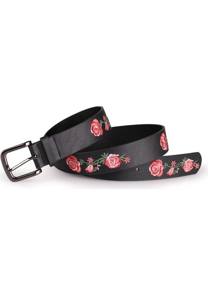Kadınlar Için Kemerler Flora Gül Nakış Kemer Tatlı Çiçek Siyah Yüksek Kaliteli Kızın Bel Kemeri Kadın Elbise Için Kemerler BL622 (Yurt Dışından) fiyatları