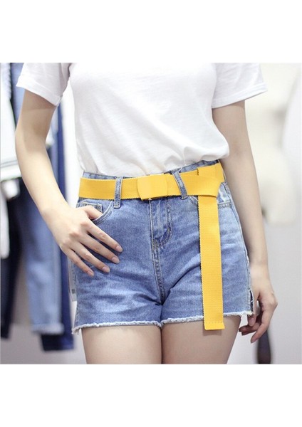 3.8cm Yeni Siyah Sarı Mor Pembe Bel Kemeri 1.5 (Yurt Dışından) modelleri