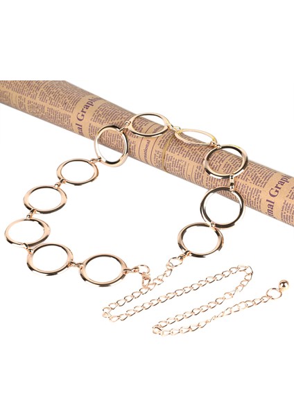 Adet Kadınlar Bayanlar Kızlar Metal Altın Bel Zincir Kemer Gelin Düğün Parti Moda (Yurt Dışından) fırsatları