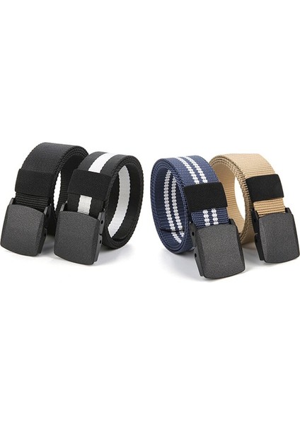 Düz Renk Plastik Toka Erkek Kemerler Uzun Kadın Kemer Erkek Ordu Taktik Uni Naylon Kanvas Kemerler Kadınlar Için Ayarlanabilir Askı (Yurt Dışından) fırsatları