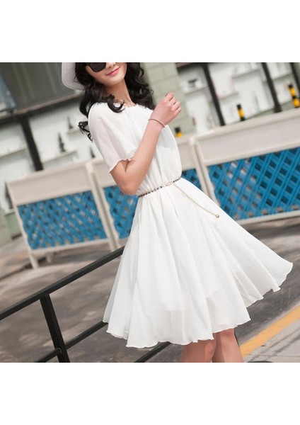 Kore Tarzı Metal Şeker Renk Bel Zinciri ile Sahte Inci Ince Kanca Kadın Elbisesi Bel Bandı Moda Lüks Kemer Yaz 2022 (Yurt Dışından) indirimleri