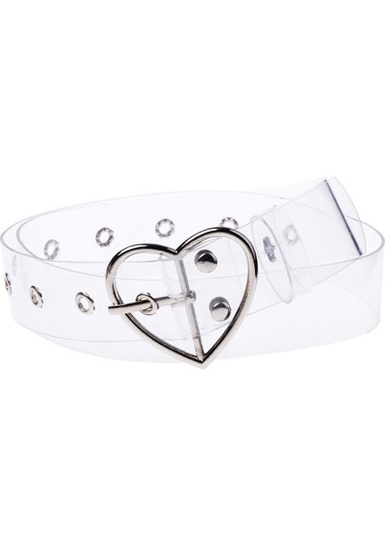 Moda Kadın Şeffaf Geniş Kemer Pimi Kemer Tokası Görünmez Şeffaf Bel Kemeri Bayan Kızlar Günlük Takım Elbise Pantalonları Dekor Kemer (Yurt Dışından) fiyatları