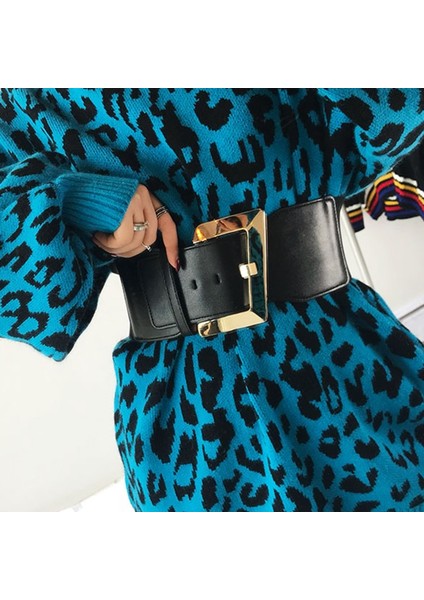 Lookloland Moda Korse Kemer Artı Boyutu Kemerler Kadınlar Için Bel Elastik Kuşak Siyah Geniş Streç Büyük Elbise Kemeri 2022 Ceinture Femme (Yurt Dışından) fırsatları