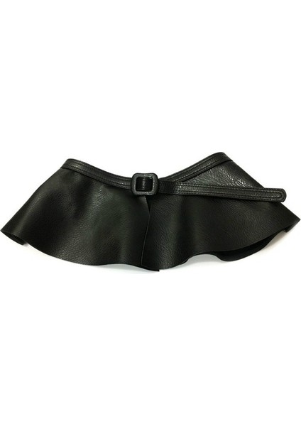 Lookloland Geniş Altın Kemer Kadın Korse Metal Dekore Kemerler Pu Deri Fırfır Etek Peplum Kemer Kuşağı Kadın Elbisesi Askısı Kuşak (Yurt Dışından) fiyatları