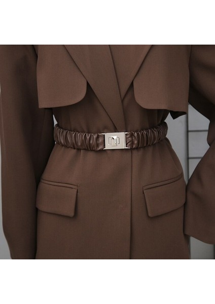 Elastik Kemer Kadın Çok Yönlü Toka Dekoratif Kemer Etek Kazak Ceket Kot Kemer Kadın Kemer Bayanlar Için Hediyeler (Yurt Dışından) fırsatları