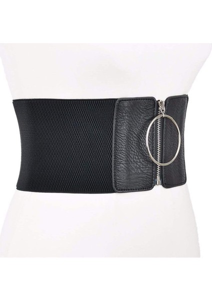 Lookloland Geniş Korse Kemer Elastik Moda Kuşak Büyük Streç Kemerler Kadınlar Için Tasarımcı Punk Elbise Ceinture Femme Kemer # T1P (Yurt Dışından)