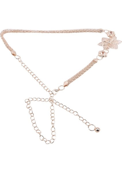 Kadın Tasarımcı Çiçekler Altın Bel Zincir Kemer Kadın Elbise Metal Altın Güneş Kemeri Moda Bayanlar Lüks Kemerler 2022 Yeni (Yurt Dışından) indirimleri