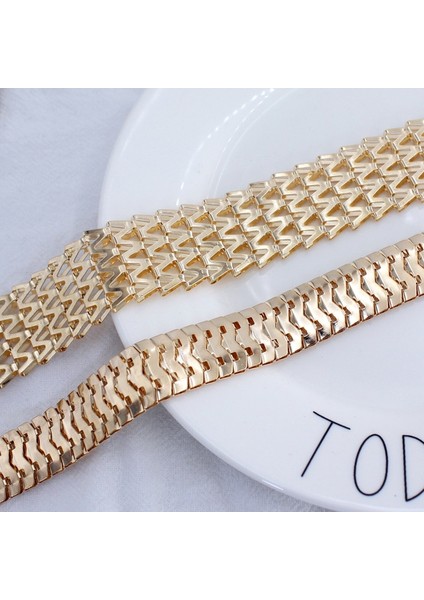 2020 Yeni Kadın Moda Kemer Kalça Yüksek Bel Altın Dar Metal Zincir Tıknaz Saçaklar (Yurt Dışından) modelleri