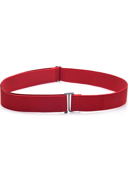 Kadınlar Ayarlanabilir Boyutu Elastik Bant Streç Bel Kemeri Düz Toka Kot Pantolon Kemer Kadın Düz Renk Yumuşak Görünmez Ince Kemerler (Yurt Dışından) fiyatları