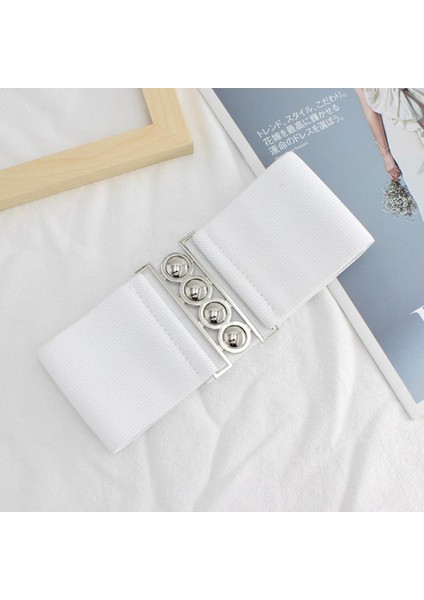 65 cm Yeni Moda Geniş Elastik Streç Kemer Siyah Deri Kemer Kadınlar Için Kuşak Kadın Etek Ceket Bel Aksesuarları (Yurt Dışından)