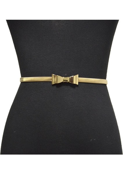 Ön Ilmek Toka Metal Zincir Kadın Dekorasyon Elastik Bahar Altın Ince Kemer Kuşak Kemer Elbise (Yurt Dışından) modelleri