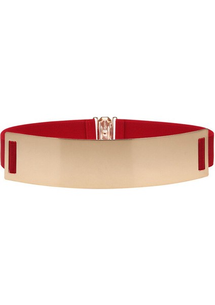 2021 Yeni Tasarımcı Kemerler Kadın Altın Ayna Lüks Kemer Klas Elastik Ceinture Femme 6 Renk Kemer Bayan Giyim Aksesuarı (Yurt Dışından)