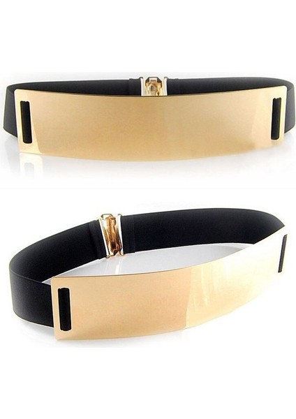 2021 Yeni Tasarımcı Kemerler Kadın Altın Ayna Lüks Kemer Klas Elastik Ceinture Femme 6 Renk Kemer Bayan Giyim Aksesuarı (Yurt Dışından) fırsatları